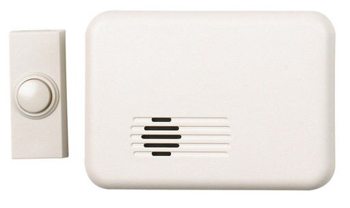 Heath Zenith White Wireless Door Chime Kit, SLA-7751-02