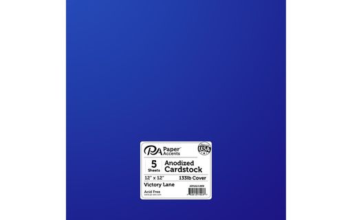 Paper Accents Adp1212-5.8835 Adp1212-5 8835 Cdstk Anodized 12x12 133lb Victor.