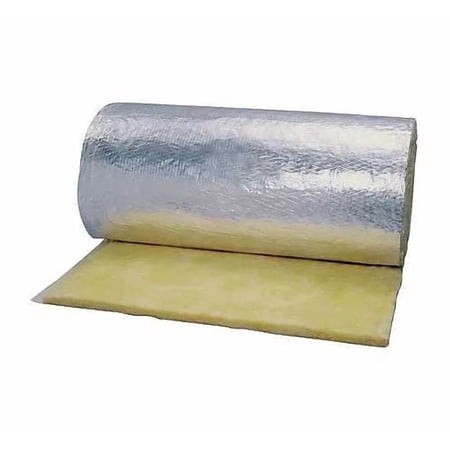 (8 Pk) 24  X 5ft REFLECTIVE FOIL Fiberglass Garage Door Insulaton Panel 2  R12