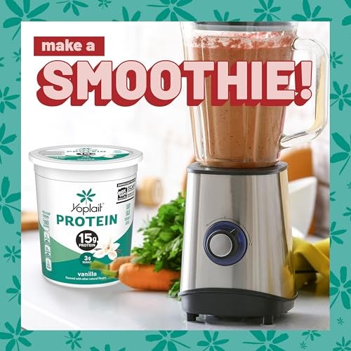Yoplait Protein Yogurt Cultured Dairy Snack, Vanilla Flavored, Gluten Free Protein Snacks, 1 Lb 14 Oz Tub thumbnail