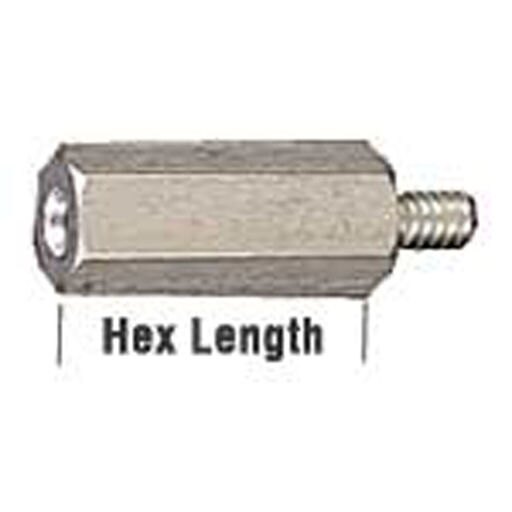 RAF Electronic Hardware 4542-440-AL-7 Standoffs Hex Male to Female 1-4 in 15 Pcs