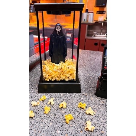 2026 Horror Movie Ghost Face Display Case LED Popcorn Bucket