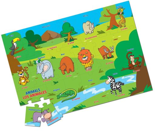Ingenio Bilingual Learning Puzzle - Animals