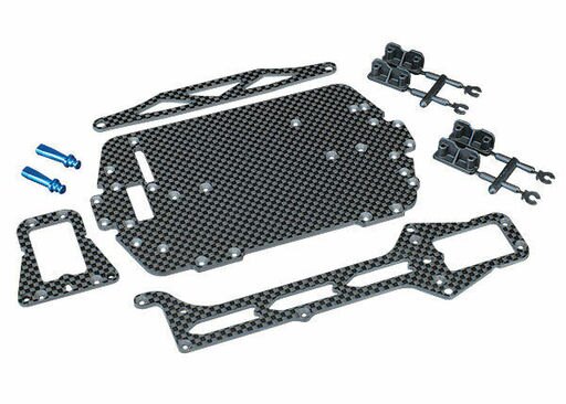 Traxxas TRA7525 Carbon Fiber Conversion Kit: LaTrax 1/18 Rally & Teton