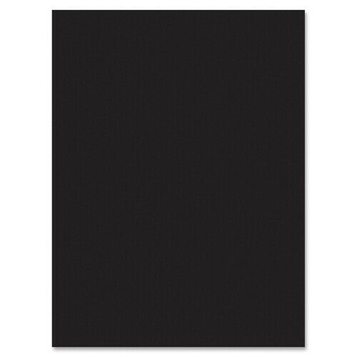 SunWorks Construction Paper, 58 Lbs, 18 X 24, Black, 50 Sheets/Pack, PK - PAC63