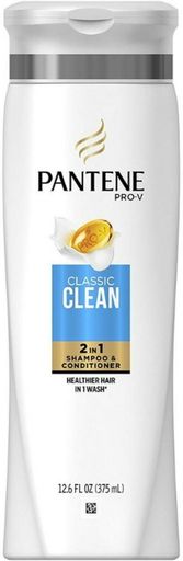 Pantene Pro-V Classic Clean 2-in-1 Shampoo & Conditioner 12.60 Oz (Pack of 2)