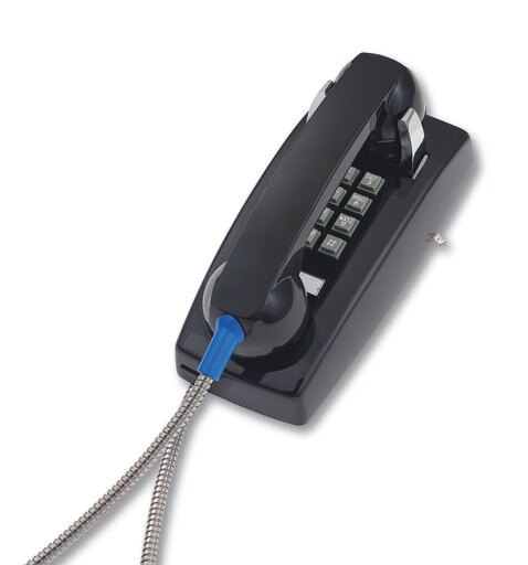 Cortelco 2554-AHC-BK 255400Ahc20M Wall Phone W/Metal Cradle