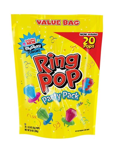 Ring POP Individually Wrapped Variety Halloween Party Pack 20Count Candy Lo.