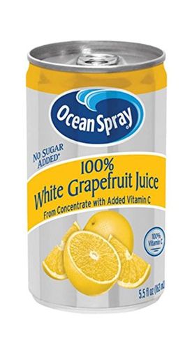 Ocean Spray 100% White Grapefruit Juice, 5.5 Ounce Mini Cans (Pack of 48)