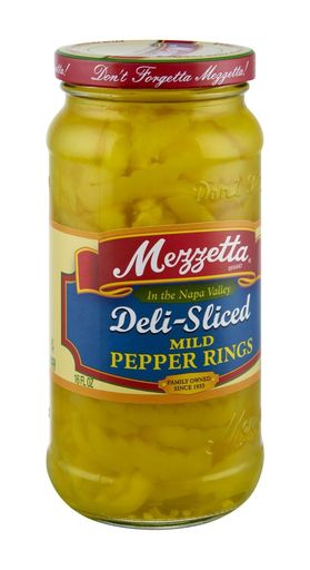 Mezzetta Pepper Rings, Deli-Sliced, Mild Ring, (Pack 6)