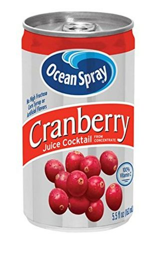 Ocean Spray Juice Drink, Cranberry Juice Cocktail, 5.5 Ounce Mini Cans (Pack.