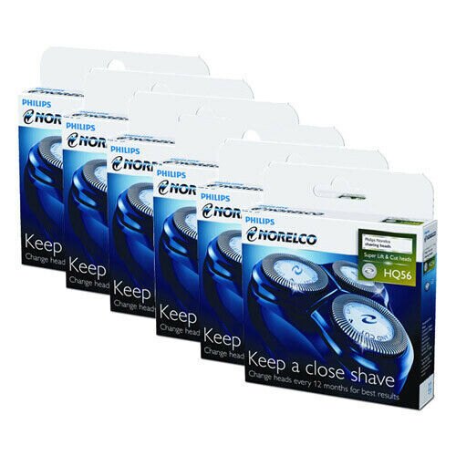Norelco HQ56 Replacement Shaving Heads for 4601X /4807 Models 6 Pack