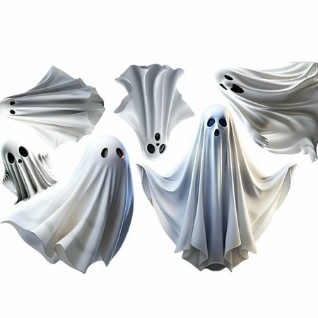 CCOCC 2026 New Halloween Window Clings Halloween Window Stickers Electrostatic Ghost Removable Window Decal Wall Sticker for Party Ghost Window Clings