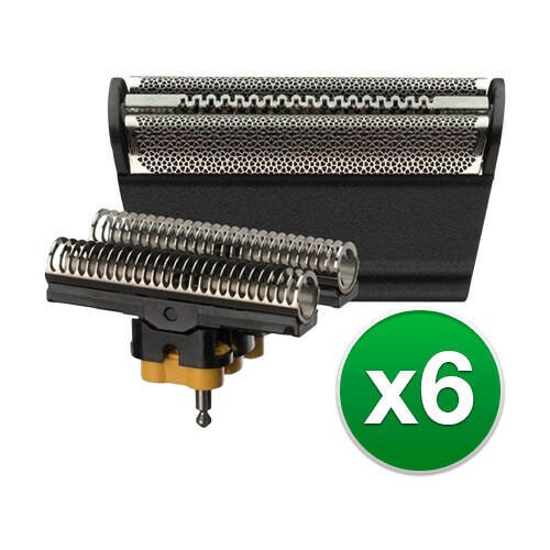 Braun 7000FC/30B Replacement Foil & Cutter for 4875 Shaver Model (6 Pack)