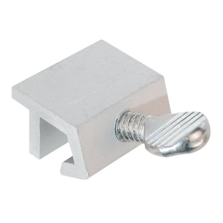 Prime-Line U 9980 Aluminum Sliding Window Security Lock  for 1/8 Inch Wide Rail (2 Pack)