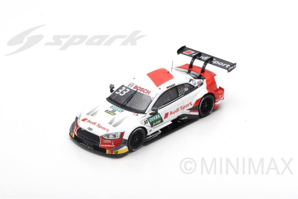 Modellauto Audi RS5 #33 Champion DTM 20198 René Rast 1:43