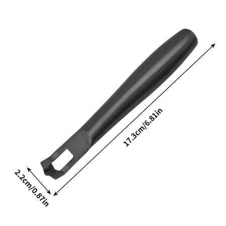 Leodye 1PCS All-steel Hollow Handle Lemon Grater Sharp Durable Home Bar Grapefruit Peel Cocktail Tool -6.81*0.87IN