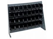 Quantum Storage Systems QBR-3619-210-32 Bench Racks & Louvered Panels with Bin Complete Unit Black