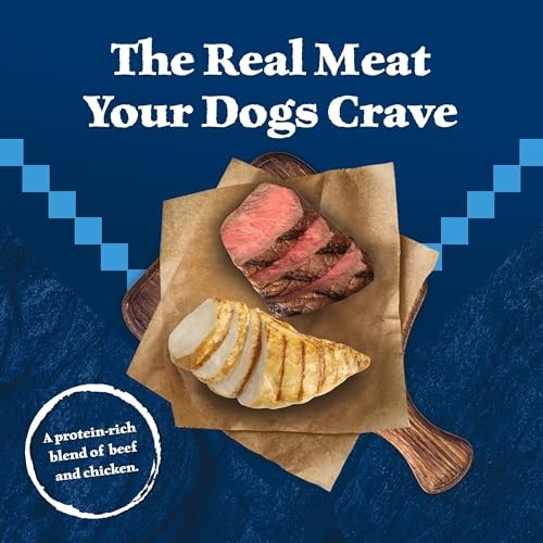 Blue Buffalo Wilderness Beef & Chicken Grill Grain-Free Canned Dog Food, 12.5-oz, 3 Count thumbnail