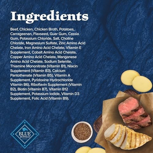 Blue Buffalo Wilderness Beef & Chicken Grill Grain-Free Canned Dog Food, 12.5-oz, 3 Count thumbnail