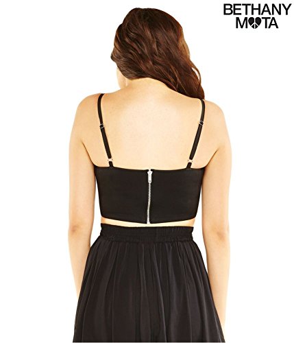 Aeropostale Womens Sequin Bustier Tank Top  Black  Juniors  Large thumbnail