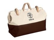 Klein Tools 5105-24 High-Bottom Canvas Tool Bag  24-Inch