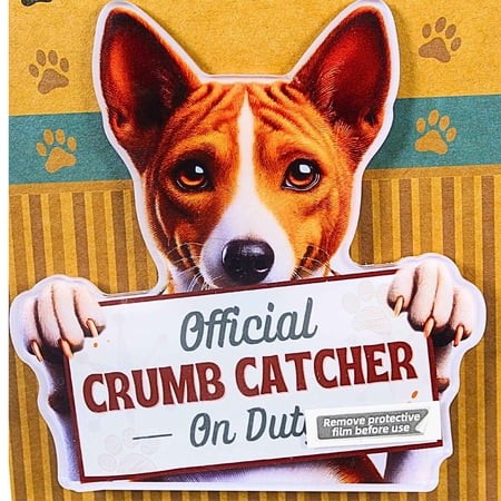 E & S Imports 4.00In Basenji Chip Clip  Acrylate Polymer  Magnetic Fridge Clip 24791