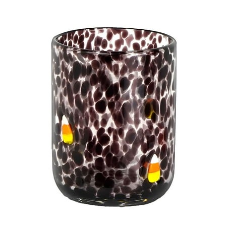 ACDANC 2026 New Halloween Icon Juice Glasses Two-Color Hand Blown Coffee Cocktail Ghost Cups 14Oz Stemless Drinking Cute Glasses Set for Halloween Par