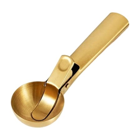 WUJDF Premium Ice Cream Scoop Portable Stainless Steel Ice Cream Scoop with Trigger and Comfortable Handle Heavy Duty Metal Icecream Scoop Spoon Dishw