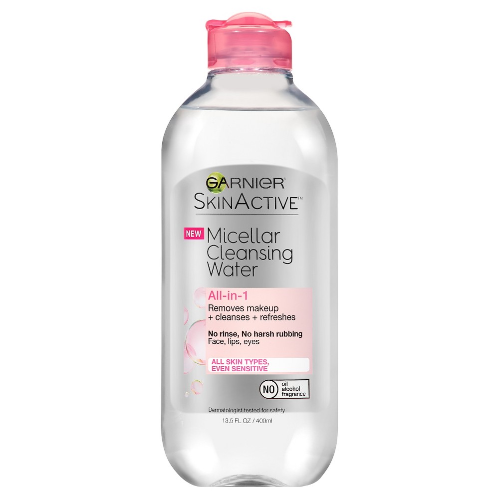 Garnier SKINACTIVE Micellar Cleansing Water All-in-1 Makeup Remover & Cleanser - 13.5 Fl Oz