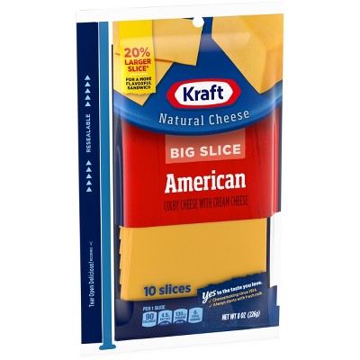 Kraft American Natural Slice Cheese - 8oz thumbnail