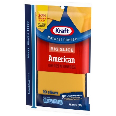 Kraft American Natural Slice Cheese - 8oz thumbnail