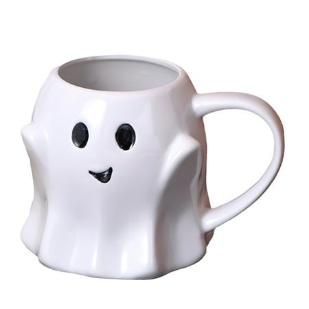 ACDANC 2026 New Halloween Mug Novelty Ghost Mug 3D Cute Ceramic Coffee Cup Perfect for Halloween Decor and Christmas Birthday Gifts for Coffee Milk Te