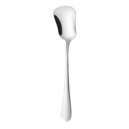 Premium Stainless Steel Dessert Spoon with Unique Gourd Shape Head Small Shovel Spoon for Ice Cream Coffee and Yogurts