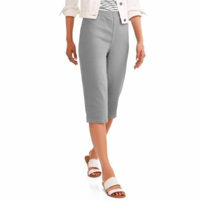 Women's Stretch Denim Pull-on Capri Pants