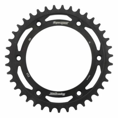 Supersprox RFE-210-39-BLK Black Steel Sprocket 39T for Honda CRF 150 F 03 04 05 06 07 08 09 10 11 12 13 14 15 16 17 2003 2004 2005 2006 2007 2008 2009