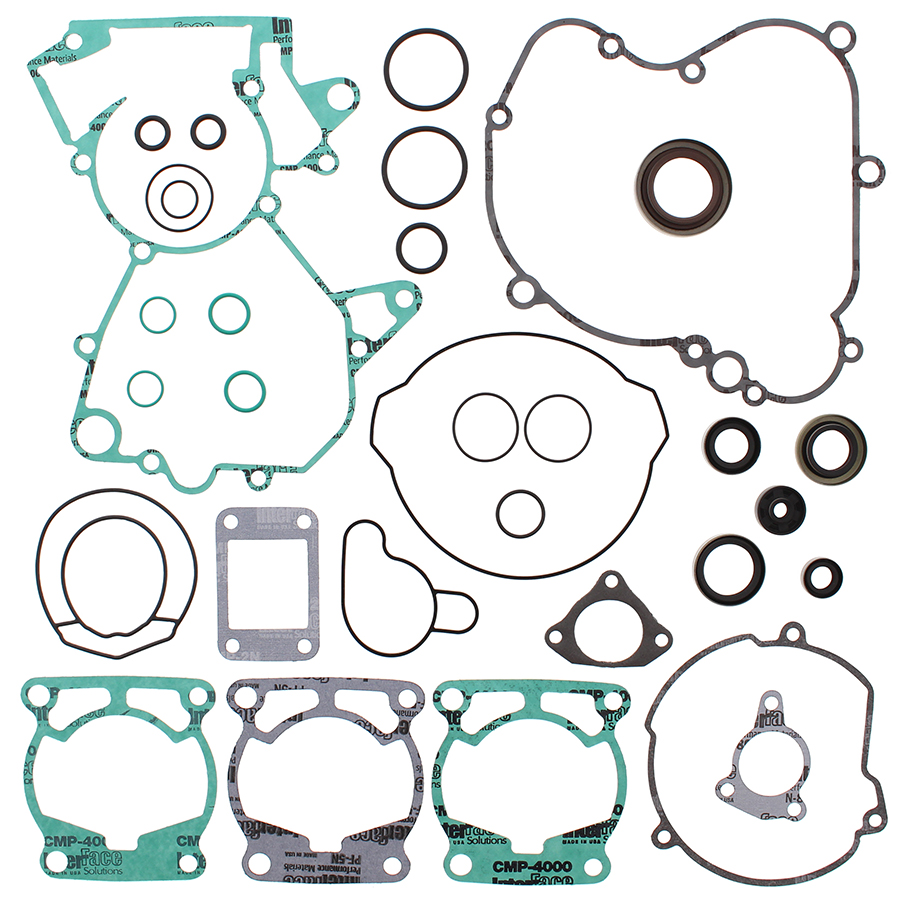 New Winderosa Gasket Set with Oil Seals for KTM 65 SX 09 10 11 12 13 14 15 16 17 18 2009 2010 2011 2012 2013 2014 2015 2016 2017 2018, 65 SXS 13 14 20
