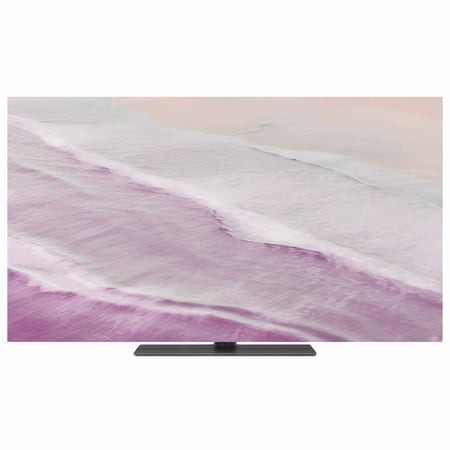 Indoor TV Cover 50 Inch Pink Ocean Waves Elastic TV Enclosure Ombre Beach Spray TVs Screen Protector Stretch Dustproof Monitor Slipcover for Flat Curv