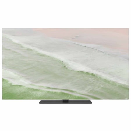 Indoor TV Cover 50 Inch Sage Green Ocean Waves Elastic TV Enclosure Ombre Beach Spray TVs Screen Protector Stretch Dustproof Monitor Slipcover for Fla