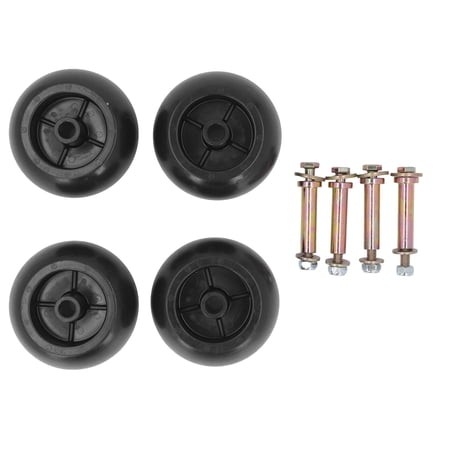 BOKYAN 4Pcs Deck Wheel 5/8in Replacement XLB-1138 103-3168 103-7263 103-4051 Anti Scalp Wheel Set for Compatible Toro Lawn Mowers Garden Equipment  4 