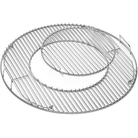Grill Grate Replacement 8835 for Weber  Upgraded 22.5 Inch Charcoal Grills  Kettle  Performer  Master-Touch  Gourmet BBQ System Hinged Cooking Grate G