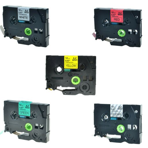 5PK TZe TZ 131 231 431 631 731 Label Tape for Brother PT-1010B 1010NB 1010R S