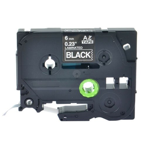 TZ315 TZe315 White on Black Label Tape for Brother P-Touch PT-1010R 1/4