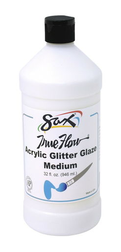 Sax True Flow Acrylic Medium, Quart, Glitter Glaze