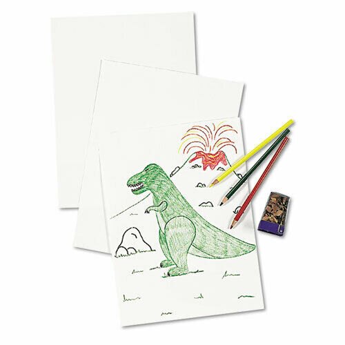 Pacon White Drawing Paper, 47 Lbs, 12 X 18, Pure White, 500 Sheets/Ream, RM - P