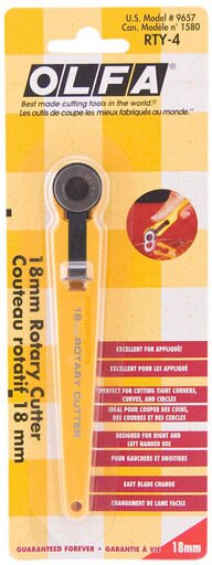 Olfa 18mm Rotary Cutter RTY-4 Applique Quilting Cutting Tool 9657