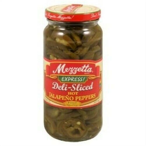 Mezzetta Deli Sliced Hot Jalapeno Pepper - 16 FL OZ (Pack 12)
