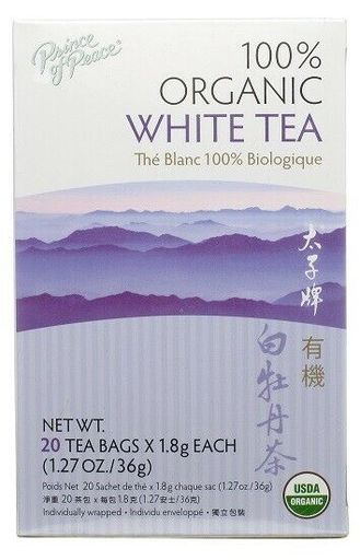 Prince of Peace Organic White Tea - 20 Tea Bags (40 G)