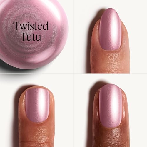 Essie Nail Polish, Salon-Quality Metallic Pink Nail Polish, Moonlight Ballet, Vegan, Twisted Tutu, 0.46 Fl Oz thumbnail