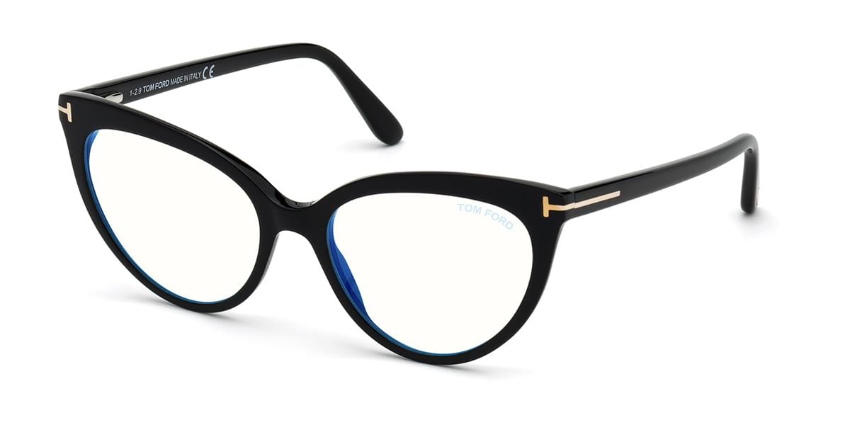 Tom Ford FT 5674-B 001 54mm Womens Cat-Eye Eyeglasses 54mm